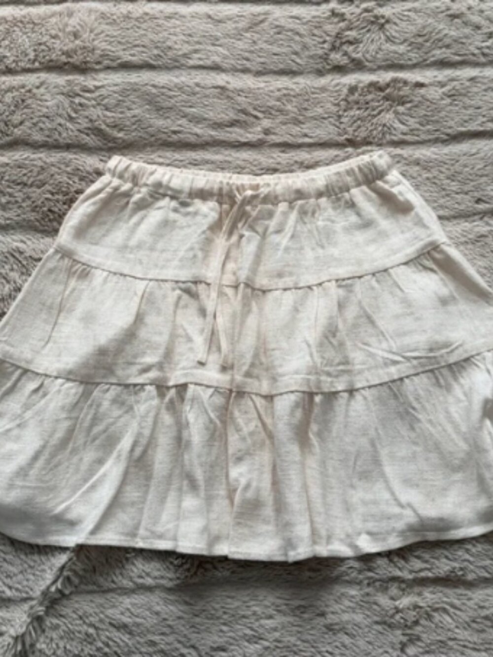 Stradivarius linen blend skirt 🧺